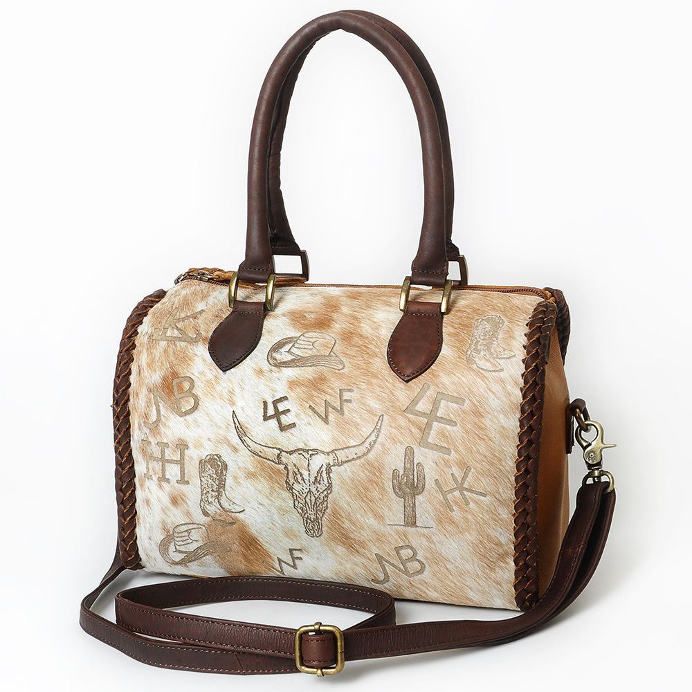 ADBGM671 Tote Hair-On Genuine Leather women bag western Bag