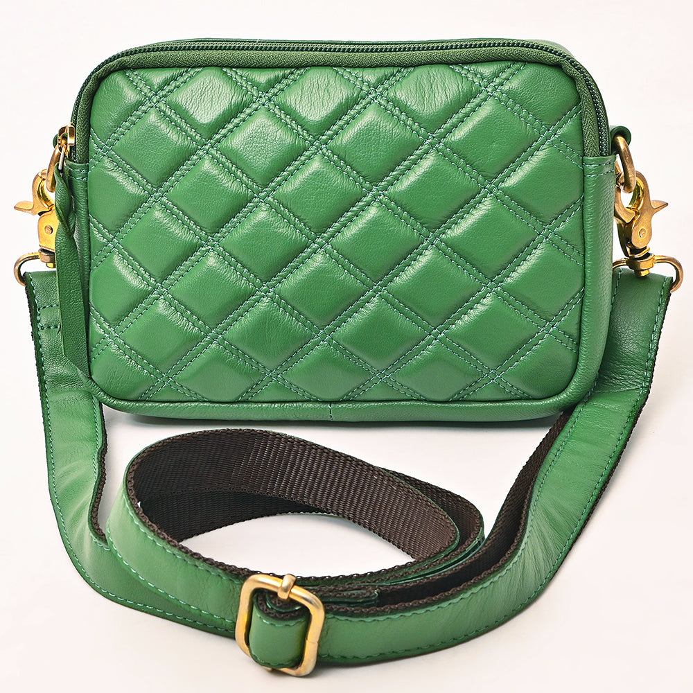 NMBGM183 Never Mind Handcrafted Quilted Leather Camera Bag