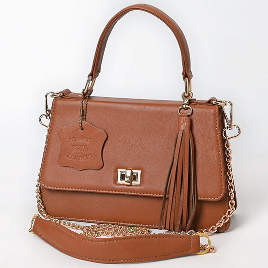 NMBGM186 Crossbody Fringes Genuine Western Leather Women Bag