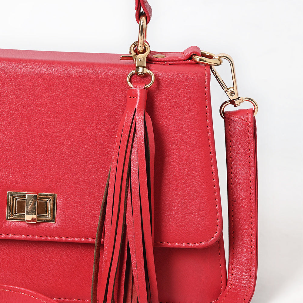 NMBGM186C Crossbody Fringes Genuine Western Leather Women Bag