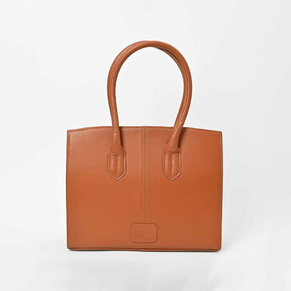 NMBGM189 American Darling Quilted Genuine Leather Satchel Tote