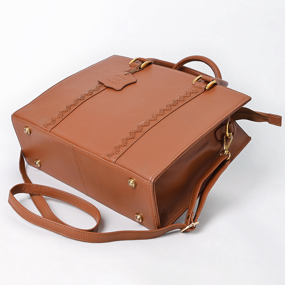 NMBGM199 Briefcase Genuine Western Leather Women Bag