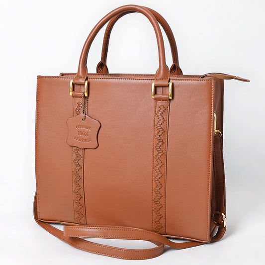 NMBGM199 Briefcase Genuine Western Leather Women Bag