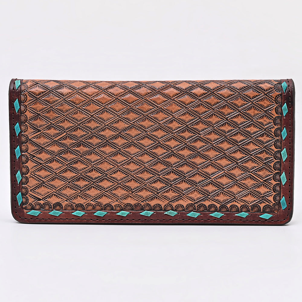 ADBG1741 Wallet Hand Tooled Genuine Leather women bag western Bag