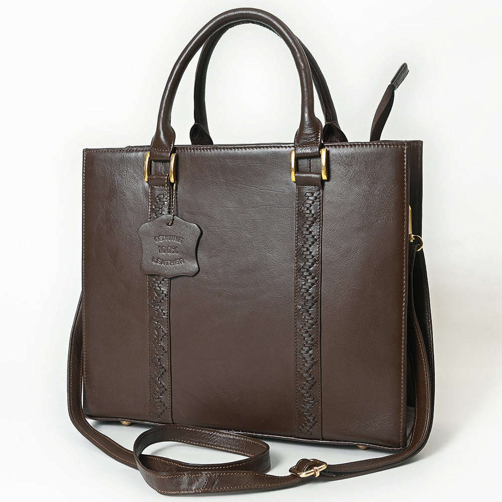 NMBGM199 Briefcase Genuine Western Leather Women Bag