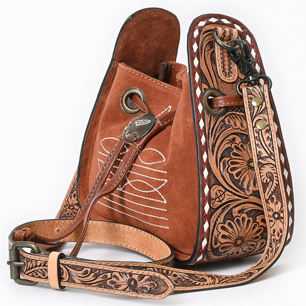 ADBG1749 Hobo Genuine suede Leather Genuine Leather women bag western Bag