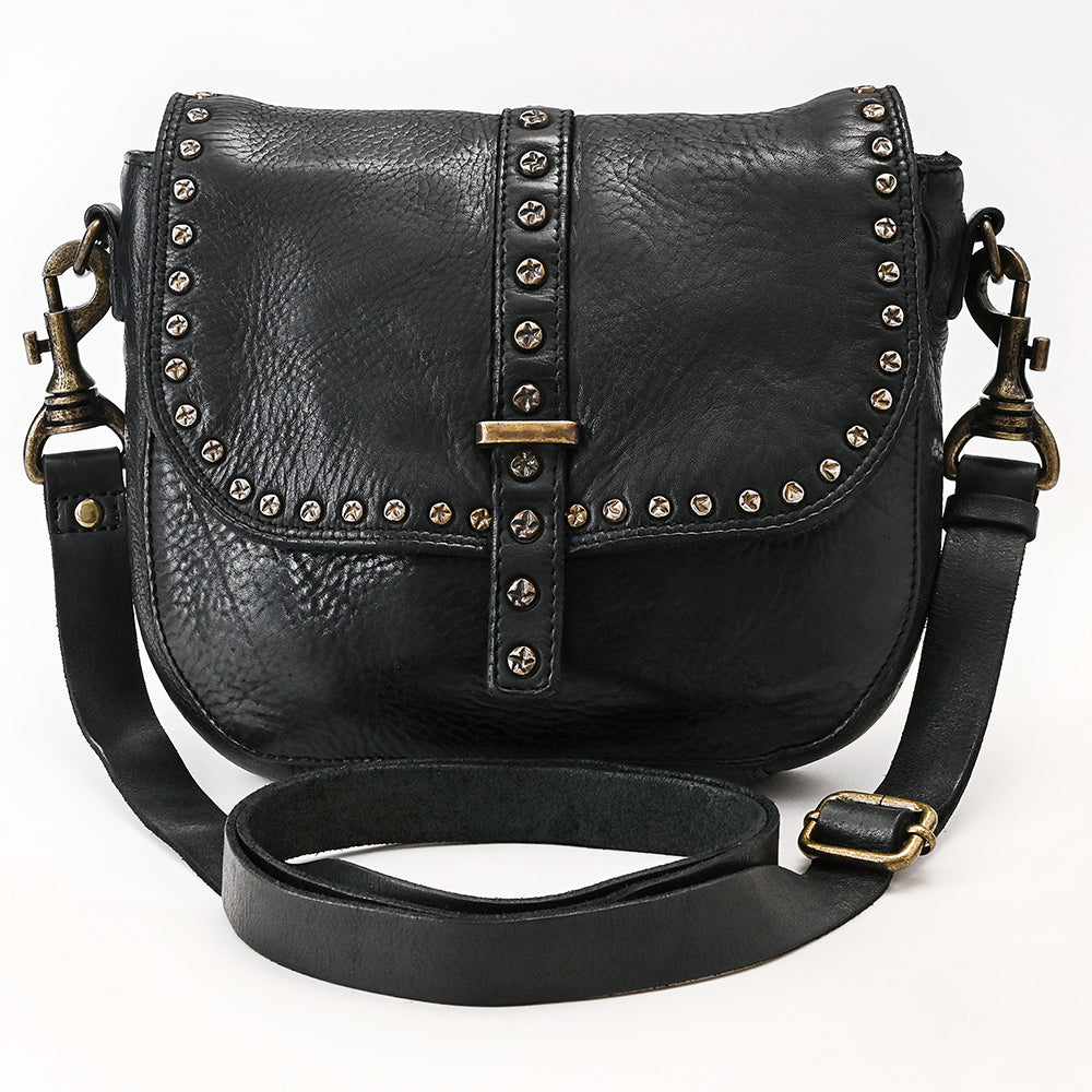 SWC155BLK Crossbody Genuine Western Leather Women Bag