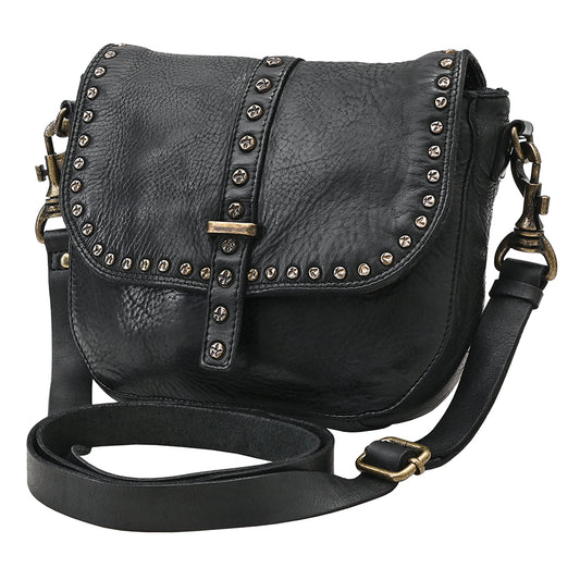 SWC155BLK Crossbody Genuine Western Leather Women Bag