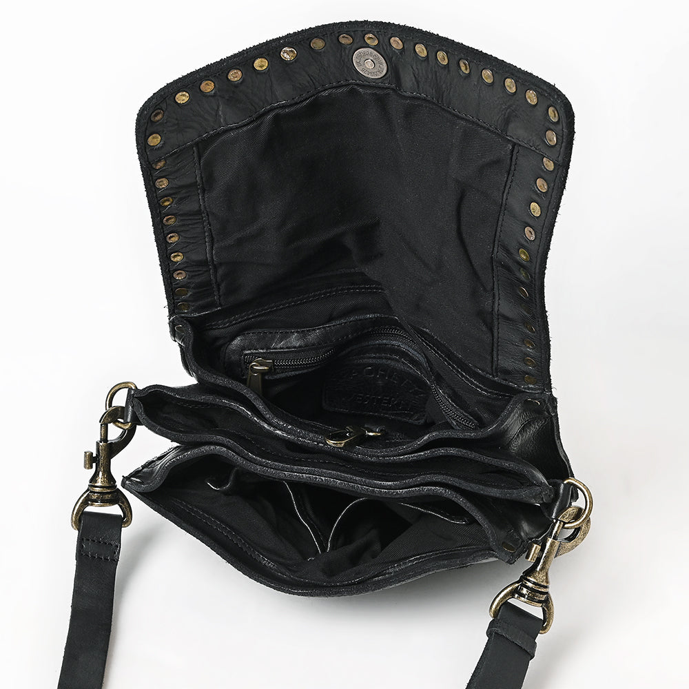 SWC169BLK Crossbody Genuine Western Leather Women Bag