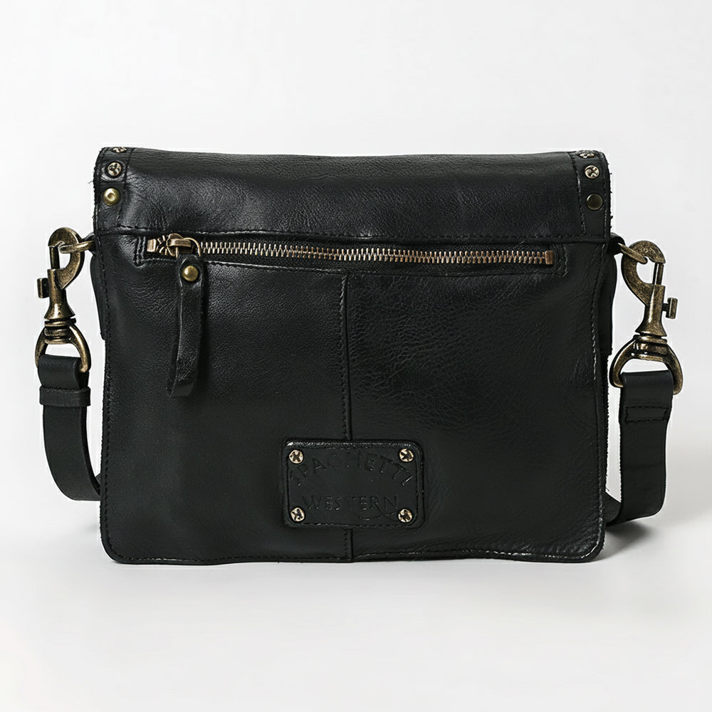 SWC169 Studded Flap Western Crossbody