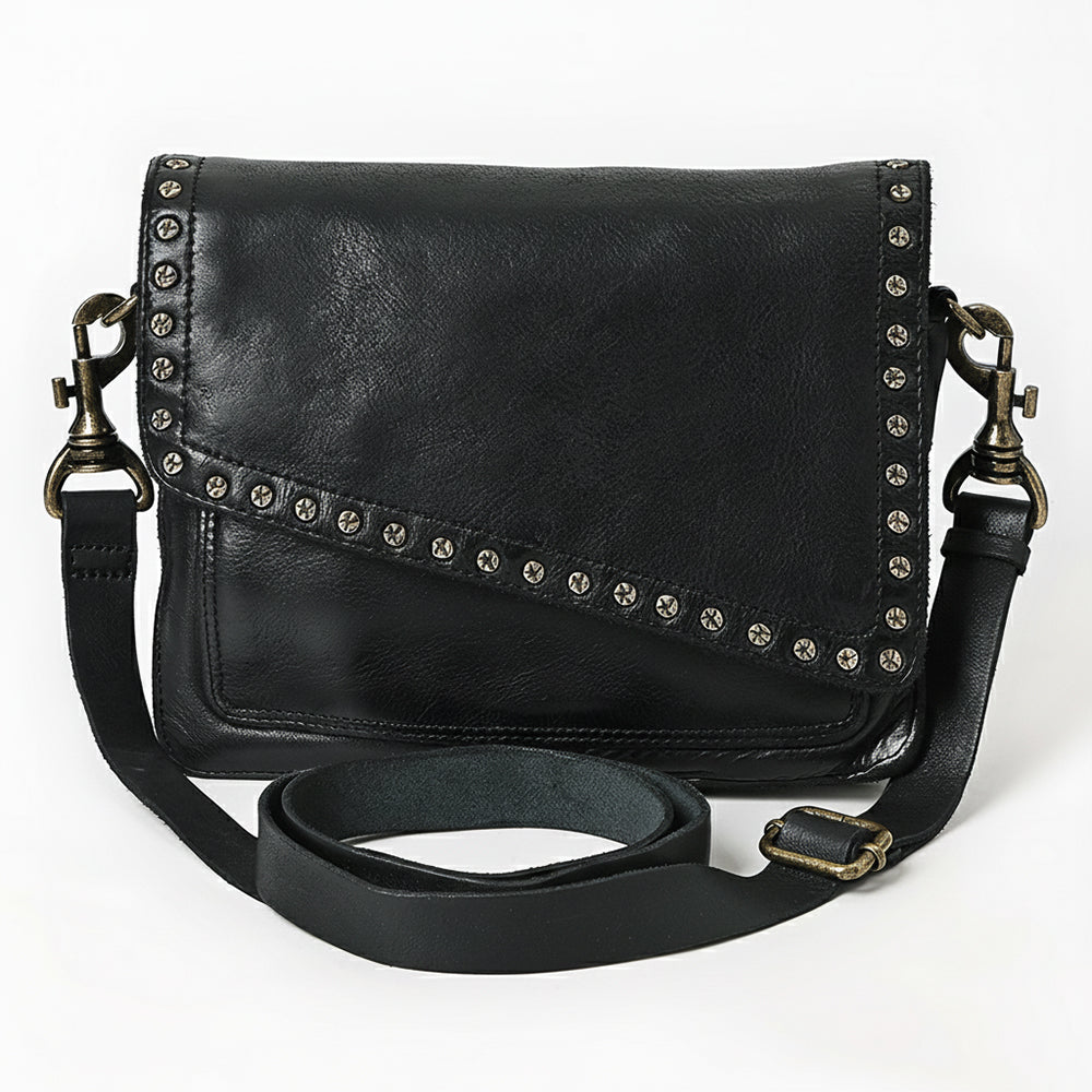 SWC169 Studded Flap Western Crossbody