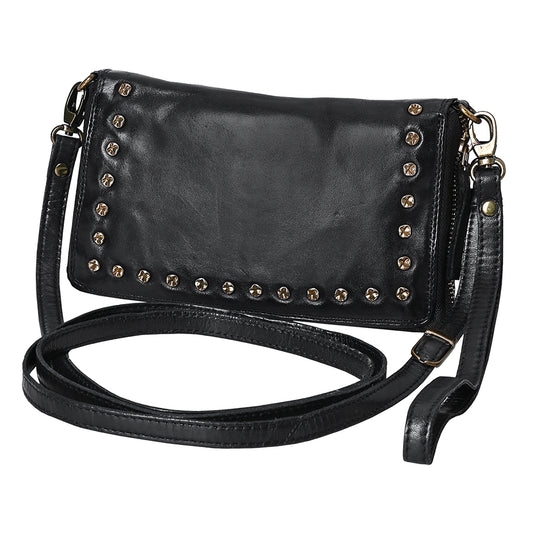 SWC195BLK Organiser Genuine Western Leather Women Bag