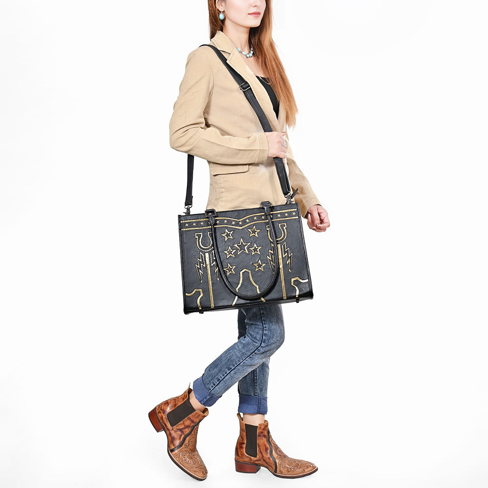 ADBG1768 Tote Genuine Leather women bag western Bag