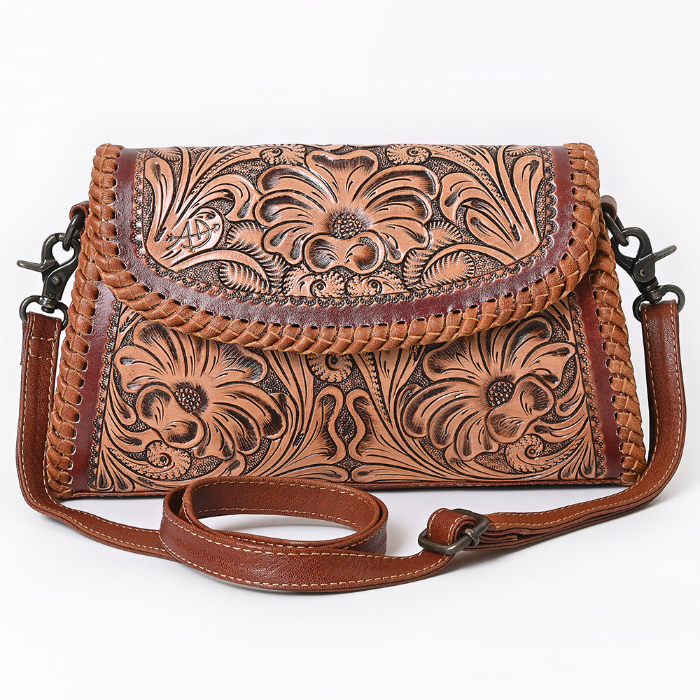 ADBG1771 Crossbody Hand Tooled Genuine Leather women bag western Bag