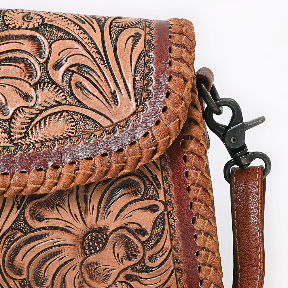 ADBG1771 Crossbody Hand Tooled Genuine Leather women bag western Bag