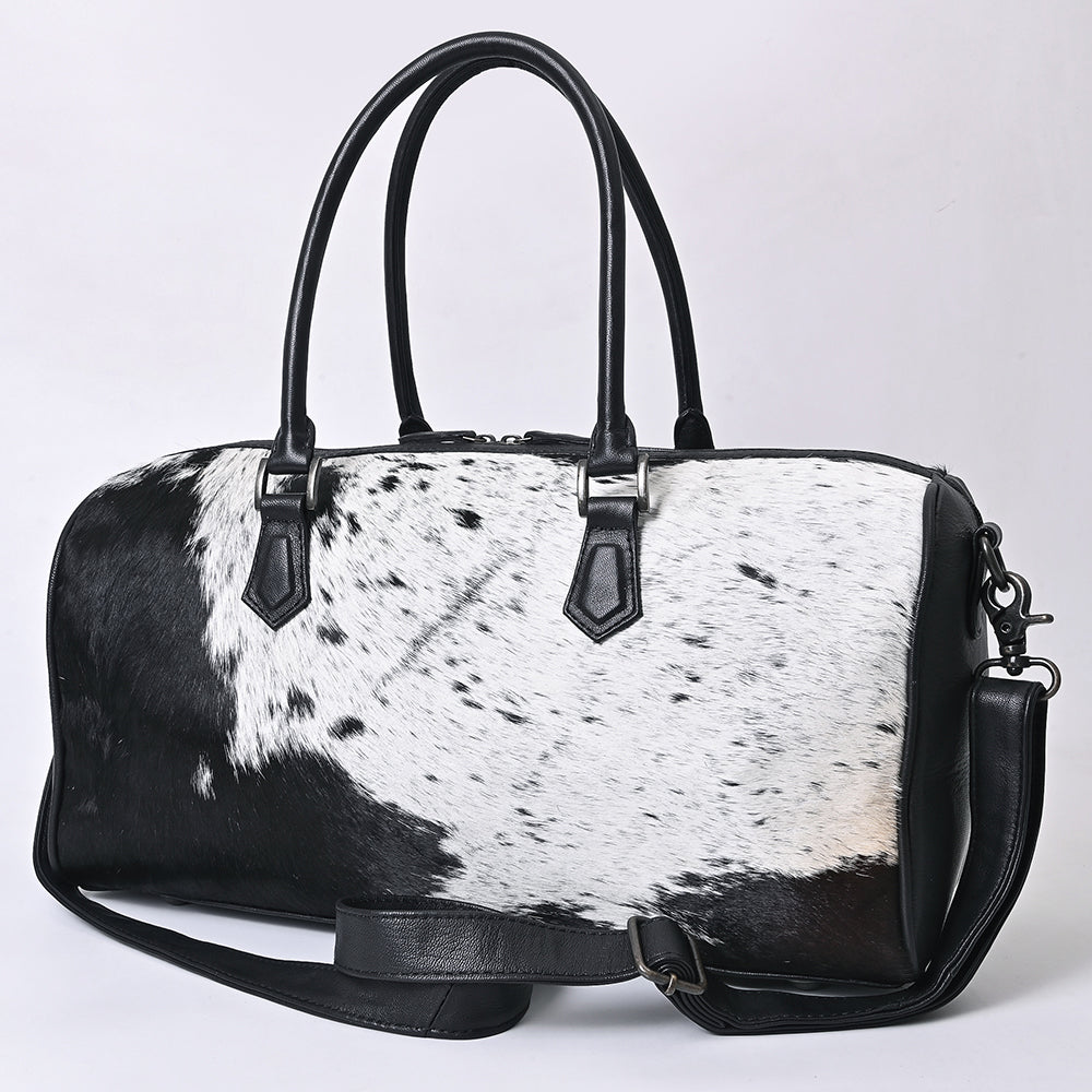 ADBG1779 Duffle Hair On Genuine Leather women bag western Bag