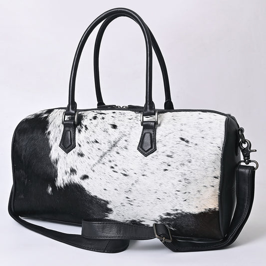 ADBG1779 Duffle Hair On Genuine Leather women bag western Bag
