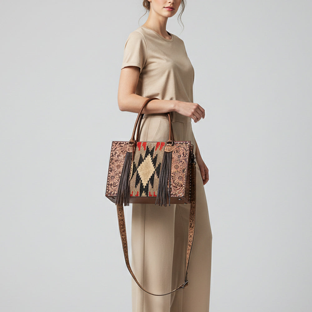 ADBG1783 Tote Genuine Western Leather Women Bag