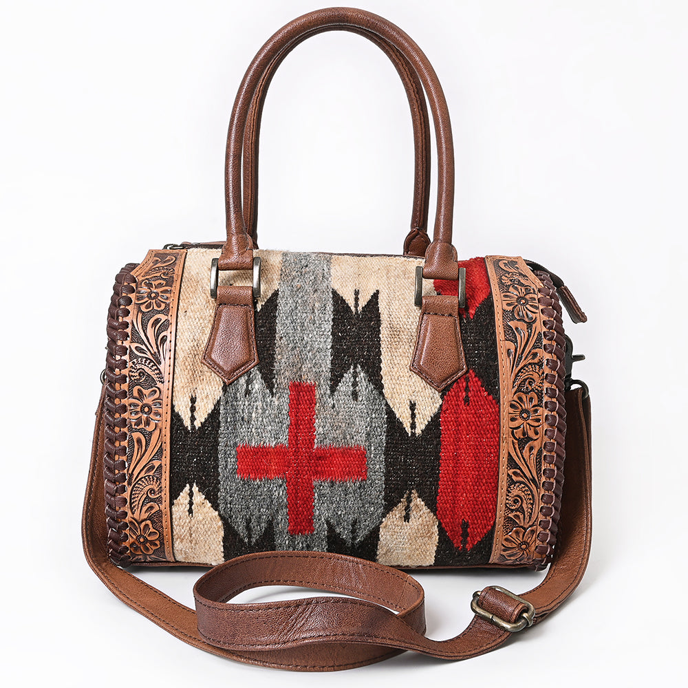 ADBG1789 Tote  Saddle Blanket Genuine Leather women bag western Bag