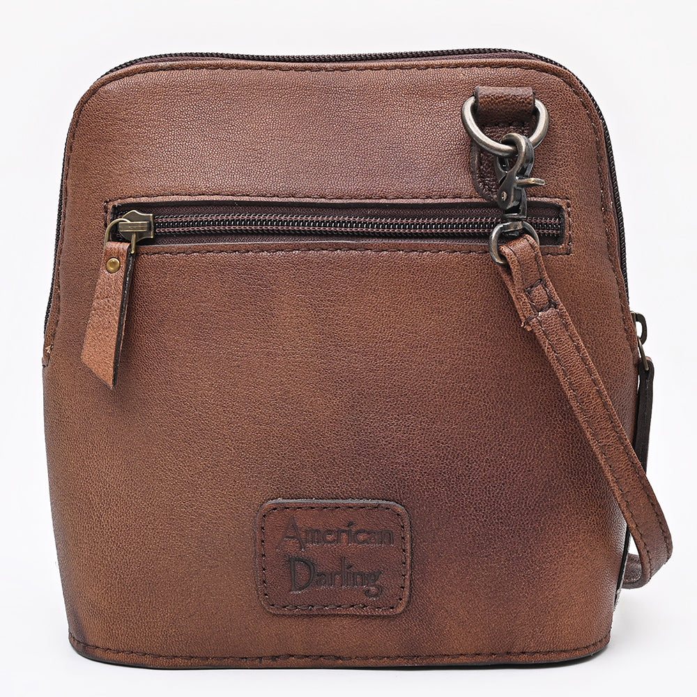 ADBG1791 Crossbody Hair-On Genuine Leather women bag western Bag