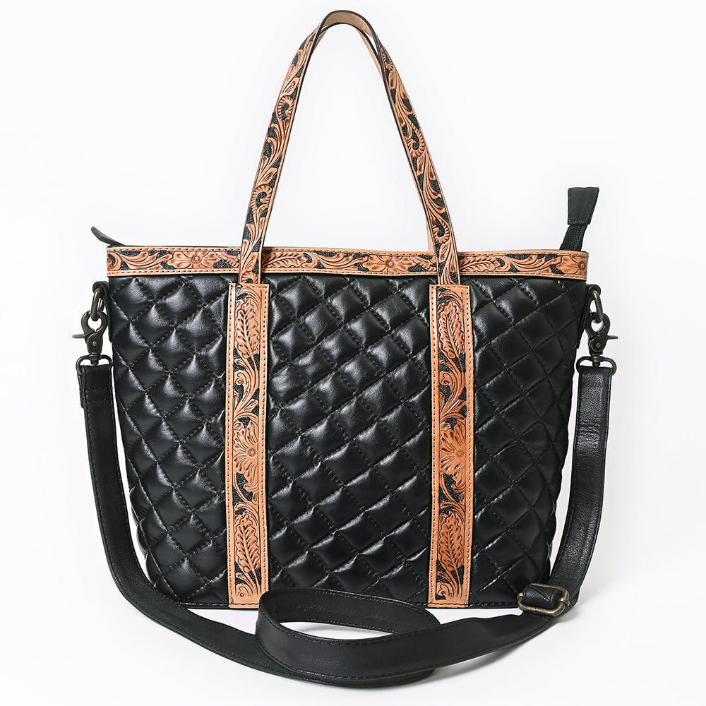 ADBG1793 Tote  Hand tooled Leather Genuine Leather women bag western Bag