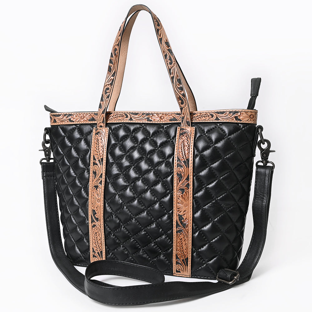 ADBG1793 Tote  Hand tooled Leather Genuine Leather women bag western Bag