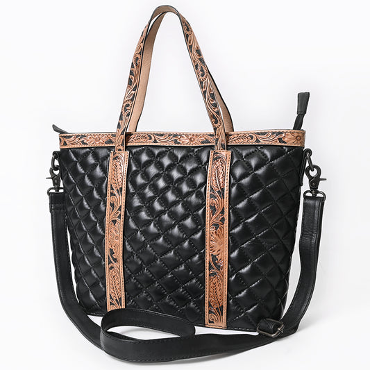 ADBG1793 Tote  Hand tooled Leather Genuine Leather women bag western Bag