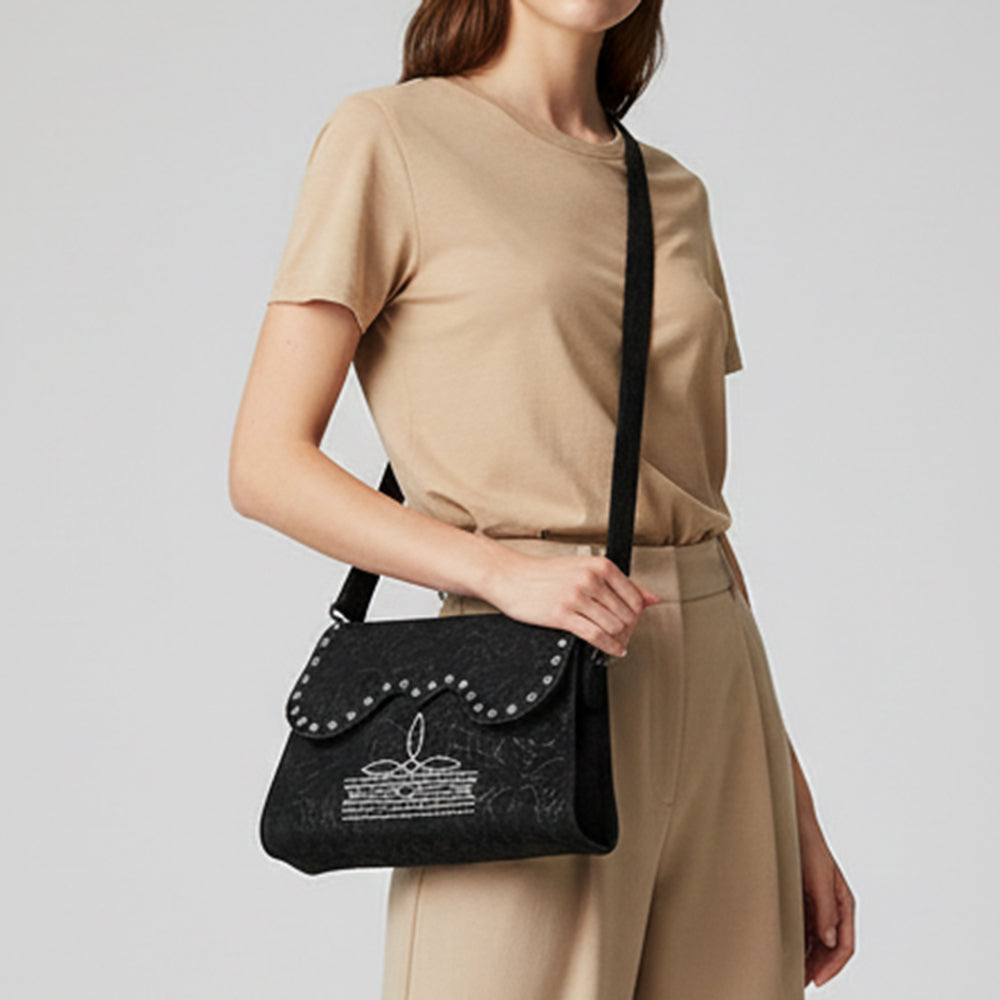 ADBG1797 Crossbody Genuine suede Genuine Leather women bag western Bag