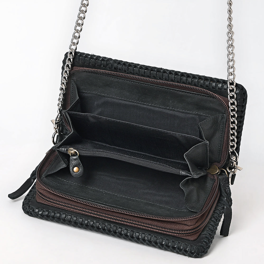 ADBGM760 Crossbody Chain Strap Genuine Western Leather Women Bag