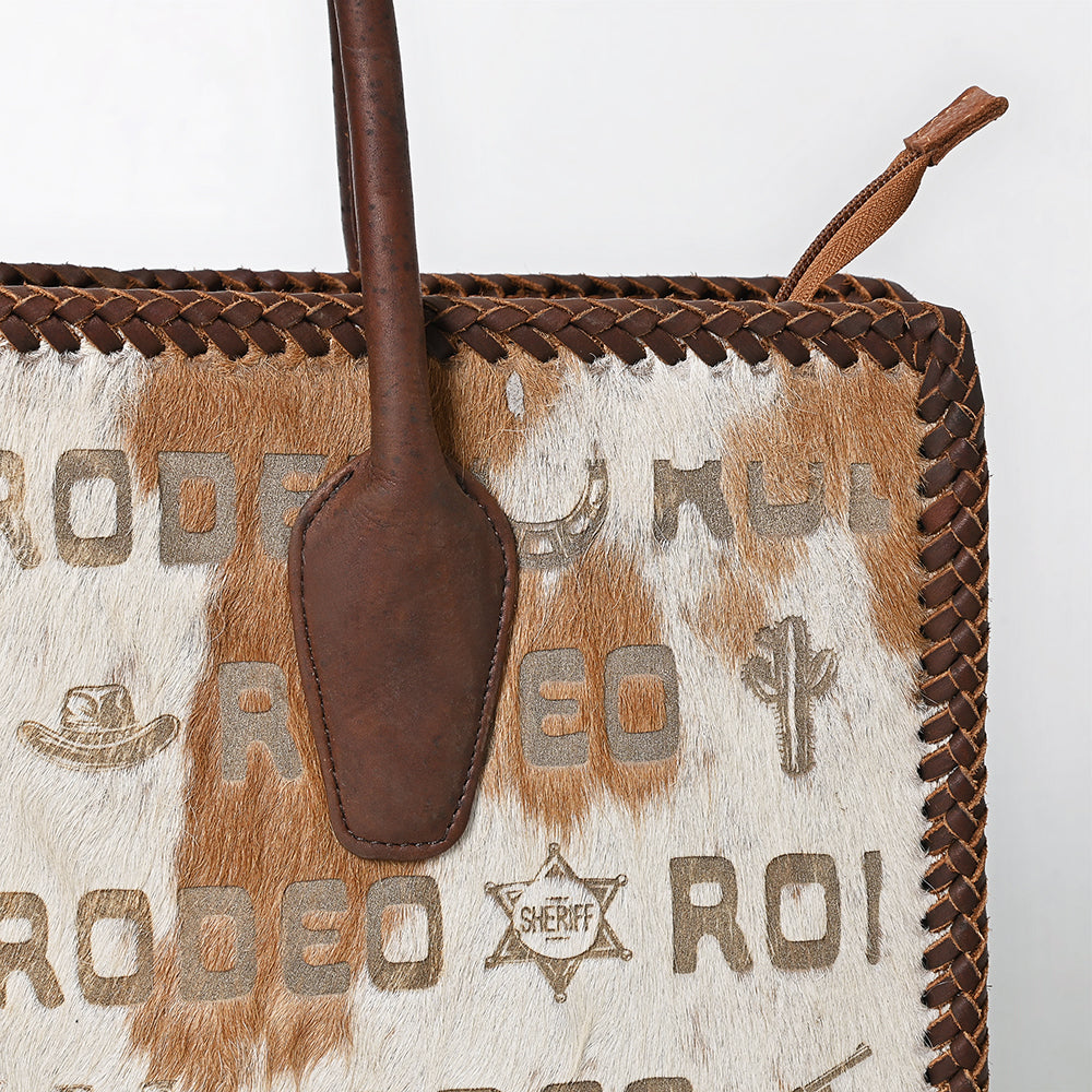 ADBGM763 Tote Hair-On Genuine Western Leather Women Bag