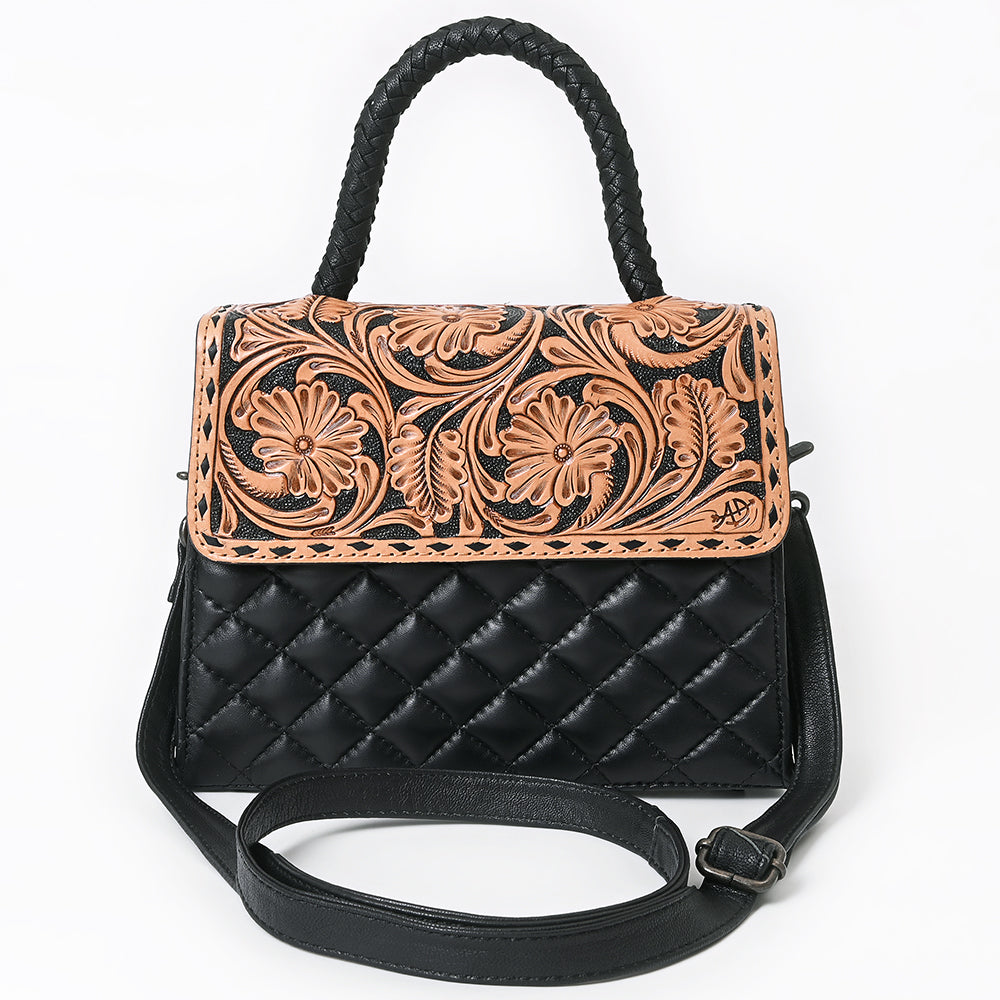 ADBG1798 Messenger Hand tooled Genuine Leather women bag western Bag