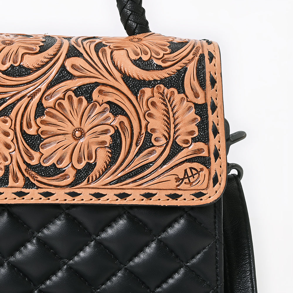 ADBG1798 Messenger Hand tooled Genuine Leather women bag western Bag