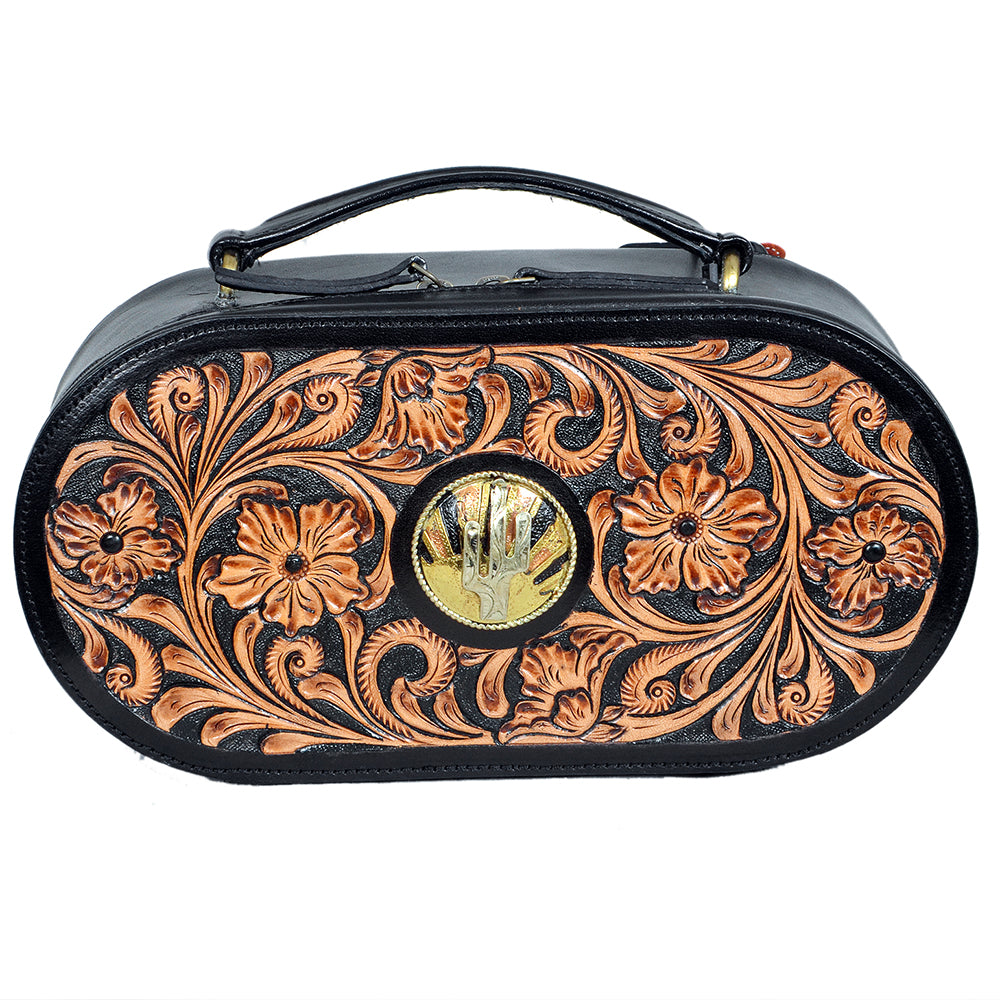 ADBGA863 Jewelry Case Genuine Leather Women Bag