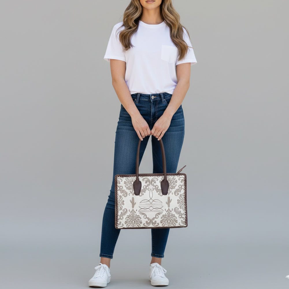 ADBGM783 Tote Hair-On Genuine Western Leather Women Bag