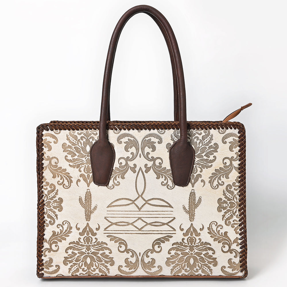 ADBGM783 Tote Hair-On Genuine Western Leather Women Bag