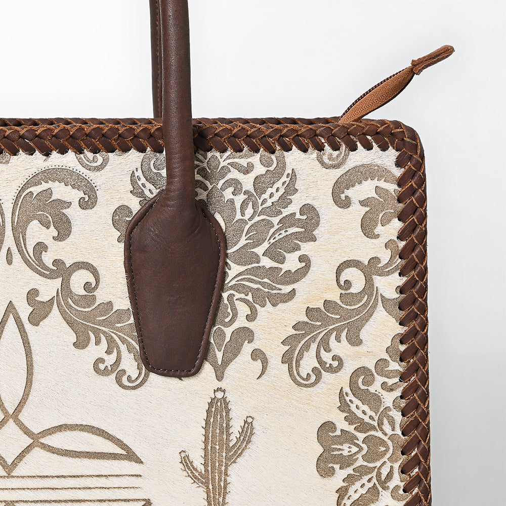 ADBGM783 Tote Hair-On Genuine Western Leather Women Bag