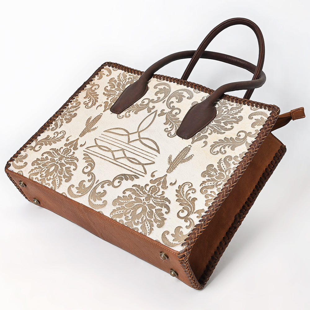 ADBGM783 Tote Hair-On Genuine Western Leather Women Bag