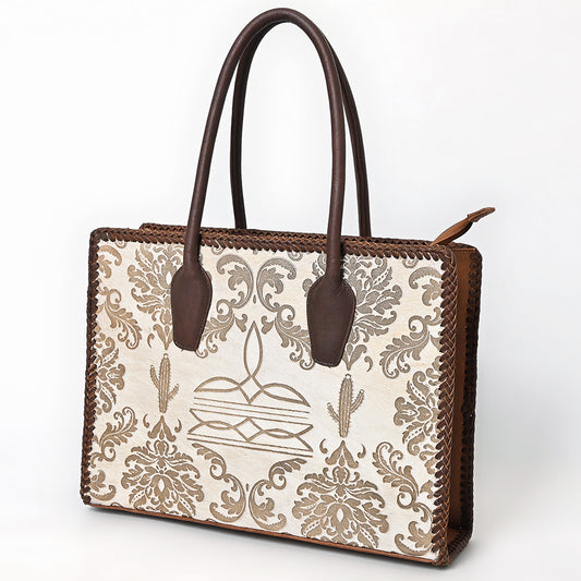 ADBGM783 Tote Hair-On Genuine Western Leather Women Bag