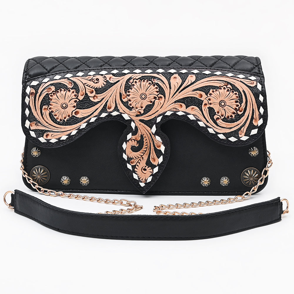 ADBGA874 Crossbody Hand Tooled Genuine Leather women bag western Bag