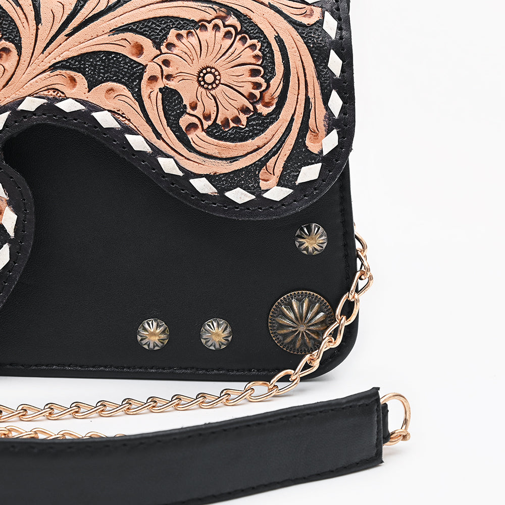 ADBGA874 Crossbody Hand Tooled Genuine Leather women bag western Bag