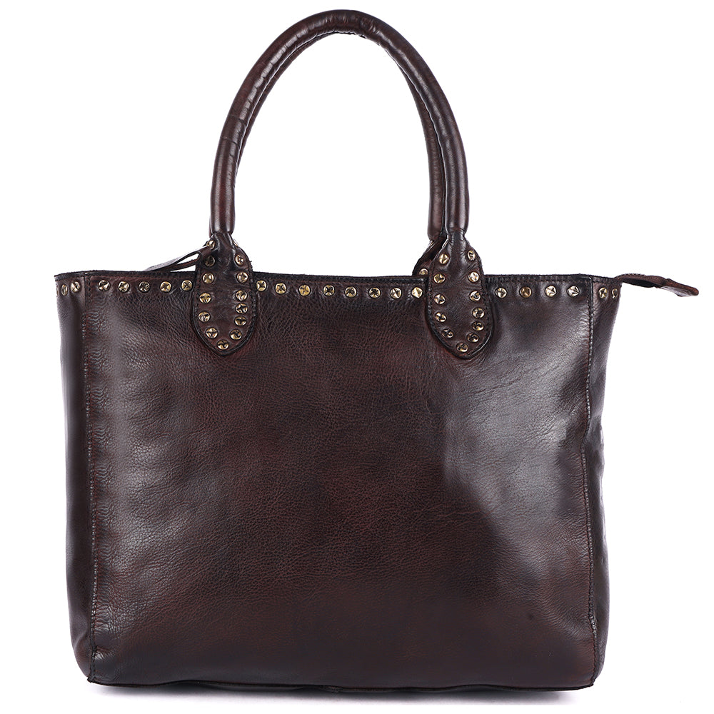 SWL139BRN Tote Genuine Leather women bag western Bag