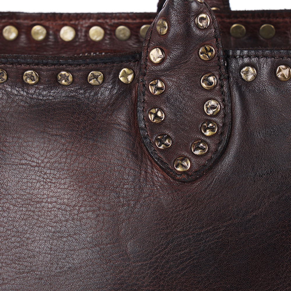 SWL139 Solviera -Handcrafted Riveted Tote