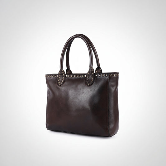 SWL139 Solviera -Handcrafted Riveted Tote
