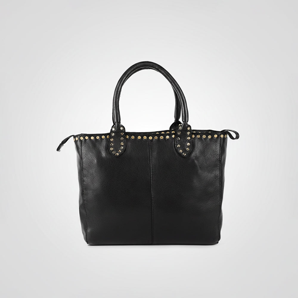 SWL139 Solviera -Handcrafted Riveted Tote