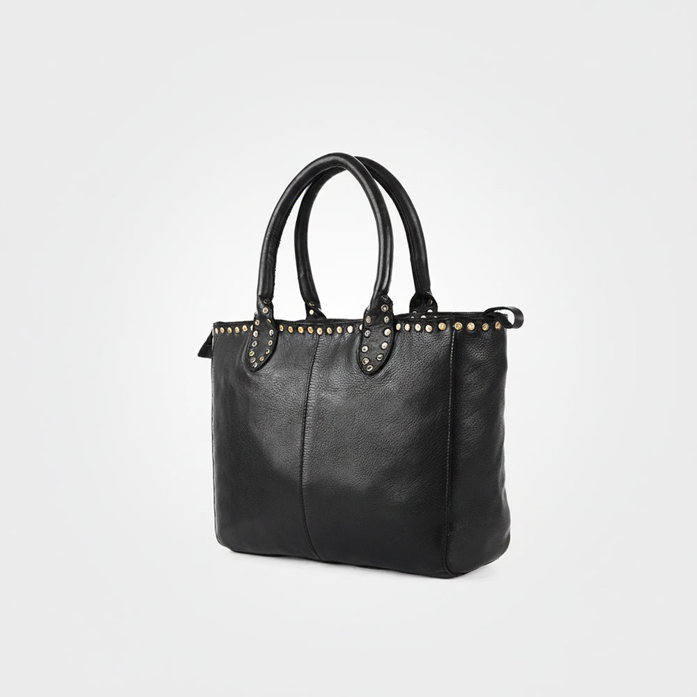 SWL139 Solviera -Handcrafted Riveted Tote