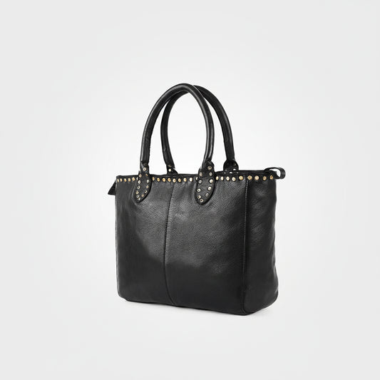 SWL139 Solviera -Handcrafted Riveted Tote