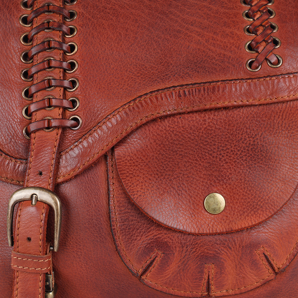 SWL141 Ardesia - Leather Braided Cross Body