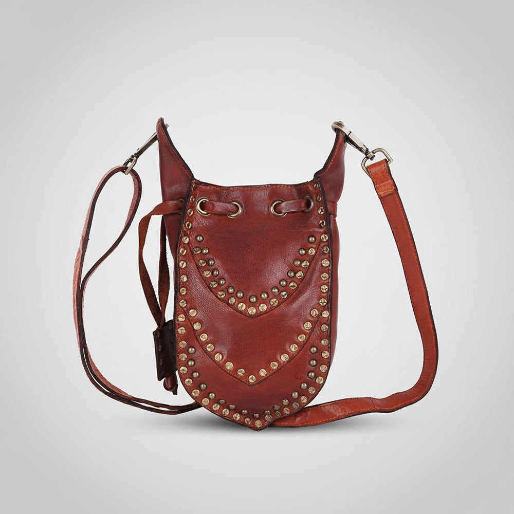SWL143 Cordaro - Leather Pouch Cross Body