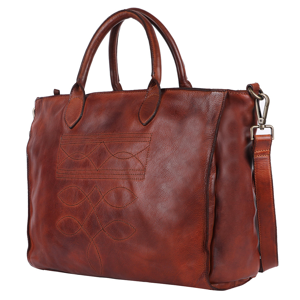 SWL145CG Tote Genuine Leather women bag western Bag