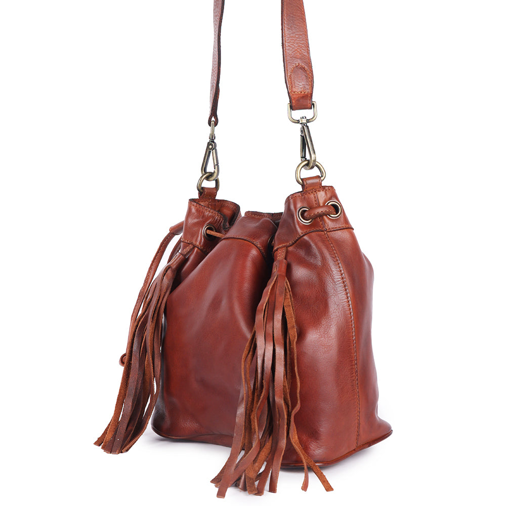 SWL148CG Bucket Genuine Leather women bag western Bag